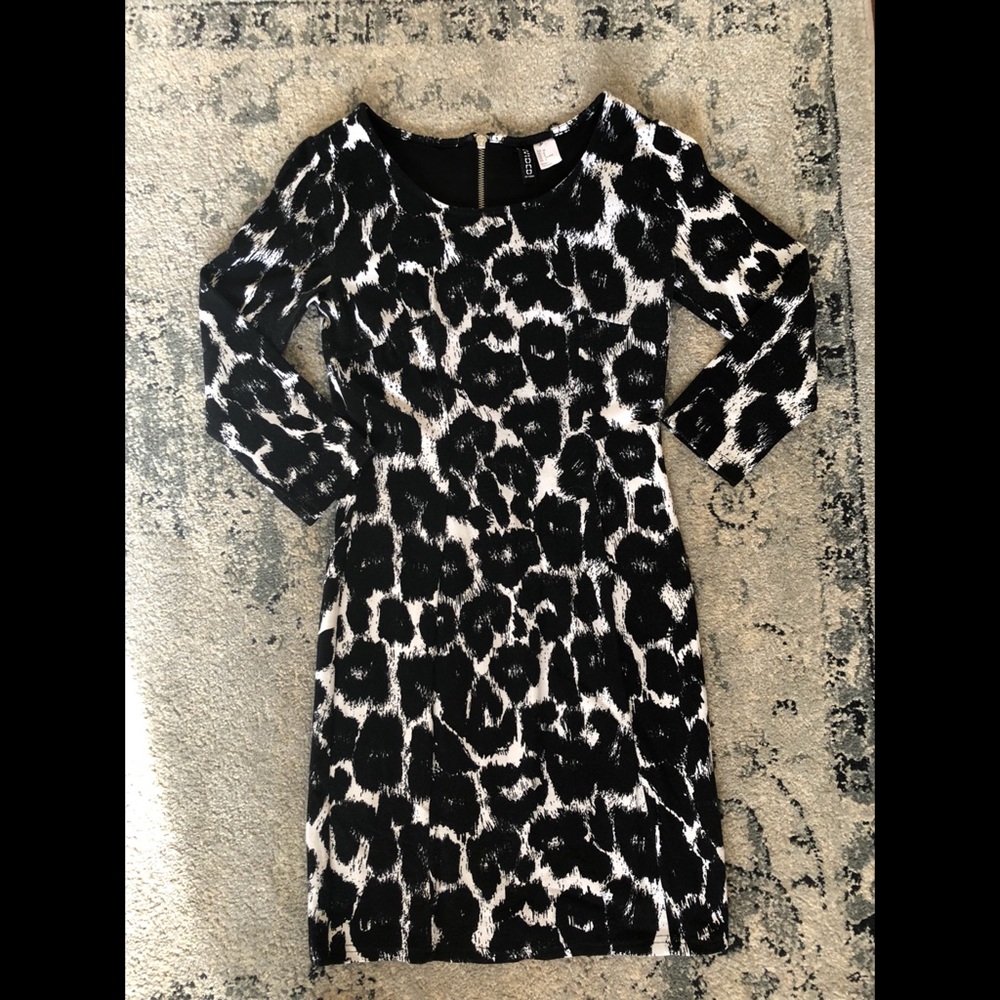 H&M LEOPARD DRESS